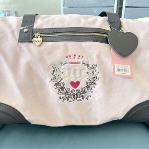 Juicy Couture Pink Velvet Duffel Bag. Brand new with tags!!!